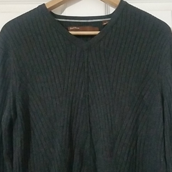 Perry Ellis Sweater Shirt Warm Women V Neck Large - Picture 2 of 9